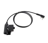 fasient1 TK U94 Cable Adaptador PTT Conector de Enchufe para Auriculares Walkie Talkie para Auriculares para UV-5R, TK-3107, KD-C1 Walkie-Talkie
