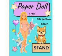Fasion Doll Cut Out Book With Outfits: A creative Paper Doll Activity Book for Kids with Clothes to Cut, Color and Dress Up (K-Pop Cut & Dress Paper Dolls)