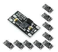 Fasizi 10 unids multifuncional DIY Mini DC-DC batería de litio Módulo de aumento de la placa convertidor 3.7 V a 12 V regulador de voltaje ajustar 5 V/8 V/9 V indicador LED