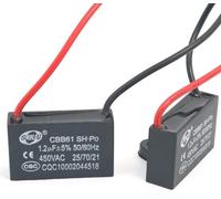 Fasizi 2 Piezas CBB61 1.2uF 450V AC 50/60Hz Aire Acondicionado Ventilador Motor Condensador de Funcionamiento