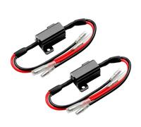 Fasizi 2 resistencias decodificadoras de luz de giro para motocicleta de 25 W y 6,8 ohmios: soluciona problemas de hiperparpadeo
