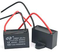 Fasizi 2 uds CBB61 2uF 450V AC 50/60Hz Ventilador de Aire Acondicionado Condensador de Funcionamiento del Motor