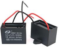 Fasizi 2 uds CBB61 8uF 450V AC 50/60Hz Aire Acondicionado Ventilador Motor Condensador de Funcionamiento