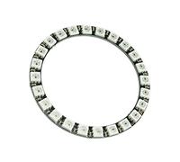 Fasizi 24 bits WS2812 5050 RGB LED anillo lámpara luz con controladores integrados