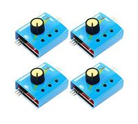Fasizi 4 servomotores RC Multi 3CH ECS Controlador de velocidad de consistencia, canales de alimentación, medidor CCPM con reversa, 2 unidades