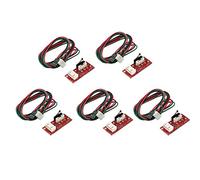 Fasizi 5 unids de interruptor de extremo mecánico con cable para impresora 3D Makerbot Prusa Mendel RepRap CNC Mega R3 1280