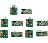 Fasizi 5PCS 433MHz RF Transmisor inalámbrico y Kit de módulo Receptor para Arduino Raspberry Pi