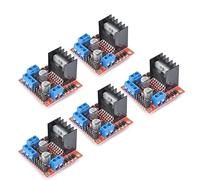 Fasizi 5pcs L298N doble H puente paso a paso motor tablero para Arduino