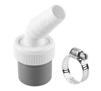 Fasizi Adaptador de desagüe para lavavajillas y lavadora con salida para tubo de 40 mm de diámetro y entrada de 18-24 mm para lavadora, lavavajillas y secadora.