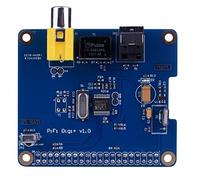 Fasizi HIFI DiGi+ - Tarjeta de sonido digital I2S SPDIF de fibra óptica RCA para Raspberry Pi 3 2 modelo B B+