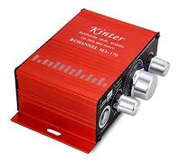 Fasizi MA-170 Amplificador de Potencia para automóvil Reproductor Digital Estéreo HiFi 2CH 20W RMS CD DVD MP3 Subwoofer AMP para el hogar