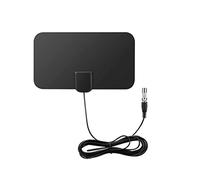Fasizi Mini antena de TV digital para interiores, amplificador de señal de alcance de 50 millas, compatible con F-TV, HDTV 4K