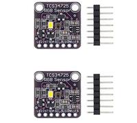 Fasizi Módulo de reconocimiento de sensor de color de luz RGB 2pcs TCS34725 para Arduino