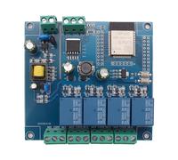 Fasizi Módulo Relé WiFi Bluetooth ESP32 4 Canales Placa Desarrollo IoT CA 220 V CC 5-30 V Programable ESP32-WROOM-32E para Automatización Hogar Inteligente