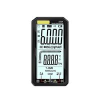 Fasizi Pantalla LCD grande de 4.7 pulgadas automática + manual inteligente True RMS multímetro digital de resistencia, diodo de resistencia, prueba de frecuencia de temperatura, color negro