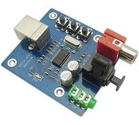 Fasizi PCM2704 USB DAC USB Power fibra óptica coaxial salida analógica sz-11 para Rasberry Pi Rasbian RaspBMC