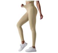 FASLOLSDP Leggings para mujer, cintura alta, push-up, pantalones de yoga con control de abdomen, opacos, moldeadores de figura, pantalones de compresión, pantalones deportivos largos, pantalones de