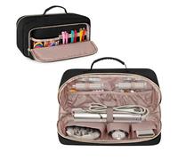 Fasrom Bolsa de Almacenamiento Compatible con el Secador de Pelo Dyson Airwrap, Bolsa de Transporte de Herramientas para el Pelo Compatible con Shark Flexstyle y Plancha de Pelo, Negro