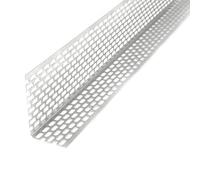 Fassadenprofile Ángulo de ventilación aluminio, perfil de ventilación 30x50mm, 20 piezas plata, ventilación óptima de fachadas y tejados, apto para repelente de aves, rejilla de alero