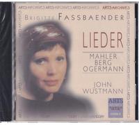 FASSBAENDER BRIGITTE (mezzosoprano) - Mahler, Berg, Ogermann: Lieder