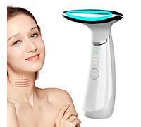 FASSME Máquina de apriete de piel para cuello, máquina portátil de apriete de piel de alta frecuencia - Productos de belleza profesionales para levantamiento reafirmante del cuello, 3 modos de masaje