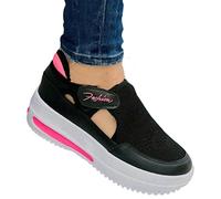 FASSME Zapatillas Transpirables Primavera, Zapatos Deportivos Transpirables Informales Antideslizantes efectivos para Mujer, Zapatos Deportivos Transpirables Casuales Moda