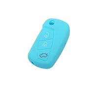 Fassport Silicone Cover Skin Jacket Funda Llaves Coche fit for FORD 3 Button Flip Remote Key CV9700