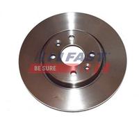 FAST 2x Discos de Freno Eje Delant. Ø 280 Ventilado para Renault Clio III Grand