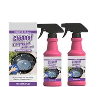 Fast-Acting Heavy-Duty Grill Degreaser Spray, 120ml BBQ Heavy Duty Degreaser Grill Cleaner Spray for Outdoor Grills and Smoker, Safe & Powerful Cleaner for Burnt-on Food