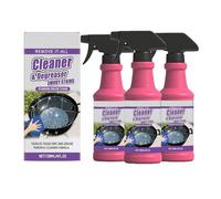 Fast-Acting Heavy-Duty Grill Degreaser Spray, BBQ Cleaner Spray for Outdoor Grills, Powerful BBQ Degreaser for Burnt Grease & Oven Cleaning (3pc)