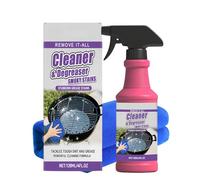 Fast-Acting Heavy-Duty Grill Degreaser Spray, BBQ Grill Cleaner for Outdoor Grills, Removes Burnt Food, Grease & Smoky Residue (1Pcs)