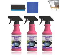 Fast-Acting Heavy Duty Grill Degreaser Spray, Kitchen Degreaser Spray, Horno Cleaner, Multiusos, Spray Limpiador de cocina, Limpiador de cocina, Elimina la grasa sin esfuerzo (3 unidades)