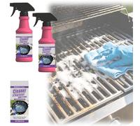 Fast-Acting Heavy-Duty Grill Degreaser Spray,Outdoor 120 ML BBQ Grill Cleaner,Multi Functional Grease Remover for Kitchen Grates and Racks,Stove Top,Drip Pans (3)