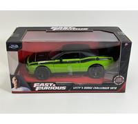 Fast And Furious Lettys Dodge Challenger SRT8 Verde y Negro 1:24 Jada 253203043