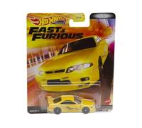 Fast and Furious - Modelo de coche NISSAN SKYLINE GT-R BCNR33 amarilla - escala 1/64 longitud 8 cm - Hot Wheels HCP26