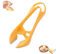 Fast and Portable Garlic Peeler, 2025 New Garlic Peeling Tool,Stainless Steel Garlics Peeler Tweezer Tool, Stainless Steel Tweezer Tools, Multipurpose Kitchen Gadget (1pcs)
