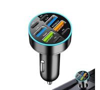 Fast Car Charger - 66w USB with Multi Port, Phone Charger, Compact Block, High Speed Charging Device | Reliable Multifunctional Power Solution For Phones and Tablets Travel Vehicle Home