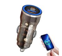Fast Car Charger Adapter - 30W PD Port USB Charging Plug | 60W Total Output Type-C Quick Charger For Vehicles | Drivers, Commuters, Road Trippers, Smartphones Tablets Dashcams GPS