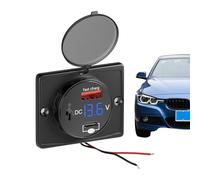 Fast Car Charger, Digital Voltage Adapter, 3.15 Inches Vehicle Power Tool with Quick Charging Feature, Automotive Accessory with Multi-Device Support, Car Charger for Smartphone and Tablet Use