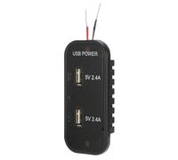 Fast Charging Car Charger - Quick Charging USB 12V 24V Adapter | Double Outlet Fast Charging Socket for Cars, Trucks, Boats and RVs, Compatible with Phones, Tablets & GPS Devices