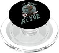 Fast Enough To Feel Alive Scooter Esqueleto Retro PopSockets PopGrip para MagSafe