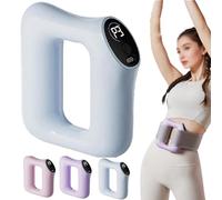 Fast Fat Burning Yoga Ring Massager, Multifunctional Full-Body Fascia Ring, 3 Modes 5 Levels, Ergonomic,Keep Silent (Blue)