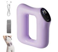 Fast Fat Burning Yoga Ring Massager, Multifunctional Full-Body Fascia Ring, Adjustable 3 Modes & 5 Levels, Portable for Home Travel (Purple,1pc)