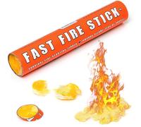 Fast Fire Stick - Tinder de supervivencia para encender fuego, el mejor encendedor para emergencias, supervivencia, fogata, bushcraft y senderismo, impermeable y no tóxico (1 palo de fuego rápido)