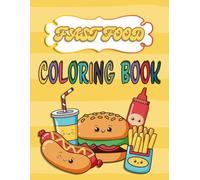 Fast food coloring book