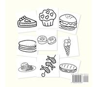 Fast Food Frenzy: Food and Sweets Coloring Book