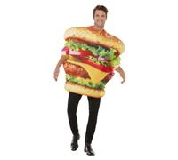 Fast Food Hamburguesa Disfraz Hombre Mujer Todo en Uno Despedida de Soltero