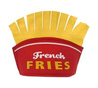 Fast Food Headpieces Funny Props Adults Kids Novelty Burger Headwear, Unique Burger Hat for Kids and Adults, Fun Fast Food Headwear for Parties, Birthday Costume Hat, Cute and Silly Hamburguesa