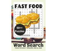 Fast Food Word Search Puzzle Book: Easy to Read Print | 6 x 9 inches, 144 pages | 70+ puzzles - Gift for Vacations, Holidays, and Relaxing Times