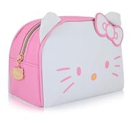 Fast Forward Hello Kitty, Stitch o Minnie Mouse - Neceser de viaje de piel sintética para mujer, Hello Kitty - Blanco